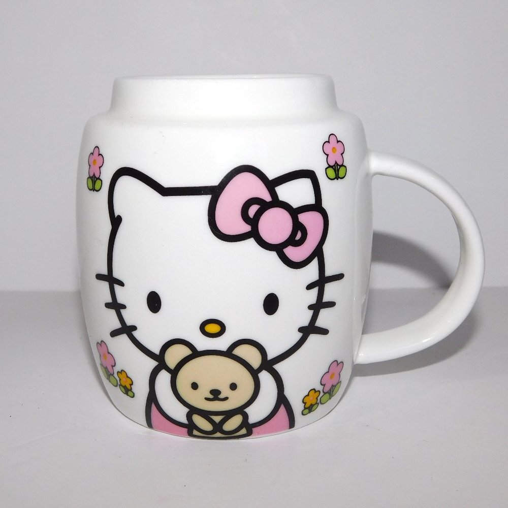 Hello Kitty with Teddy Sanrio Ceramic Coffee / Tea Mug Cup 2015